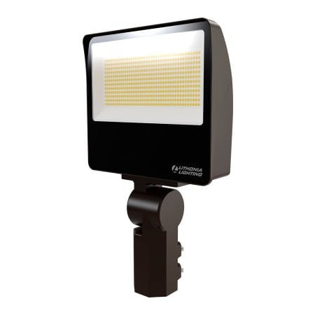 Acuity Brands Lighting Lithonia Lithonia Lighting ESXF4 Floodlight, Adj. CCT - 3000K, 4000K, 5000K - Yoke, Dark Bronze ESXF4 ALO SWW2 YS DDB M2